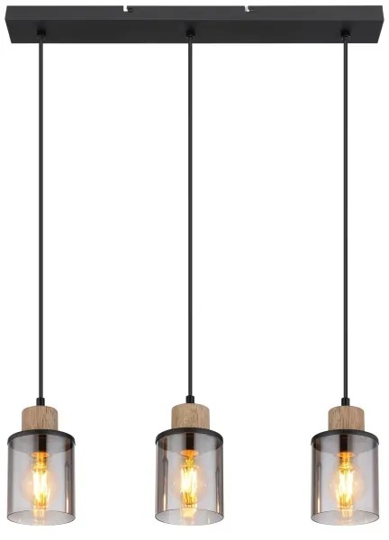 Lustră pe cablu REID 3xE27/15W/230V Globo 15707-3H