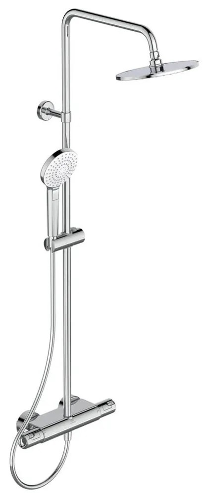 Coloana de dus cu baterie termostatata si etajera depozitare Ideal Standard Ceratherm T50