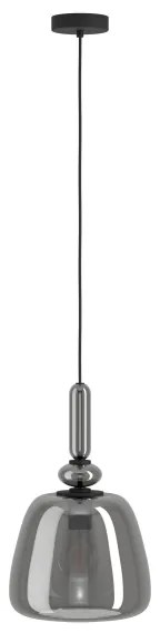 Lustră pe cablu Eglo 39997 BOVINO 1xE27/40W/230V fumuriu