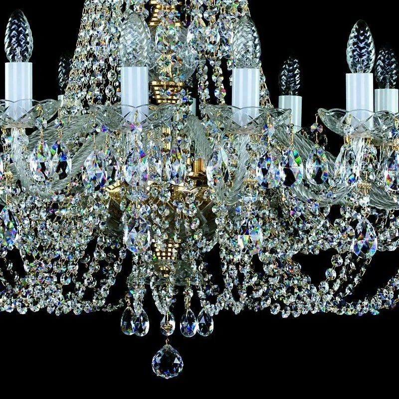 Candelabru Cristal Bohemia Exclusive 16 brate, diam.85cm ANGELIKA dia. 850 CE