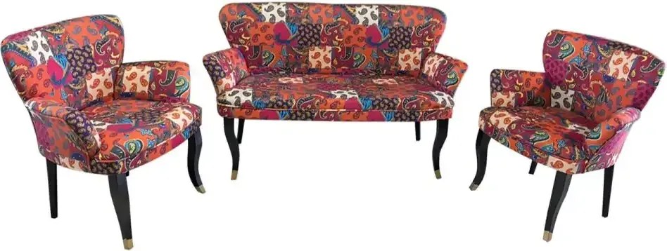 Set canapea cocktail Relax Homs textil portocaliu