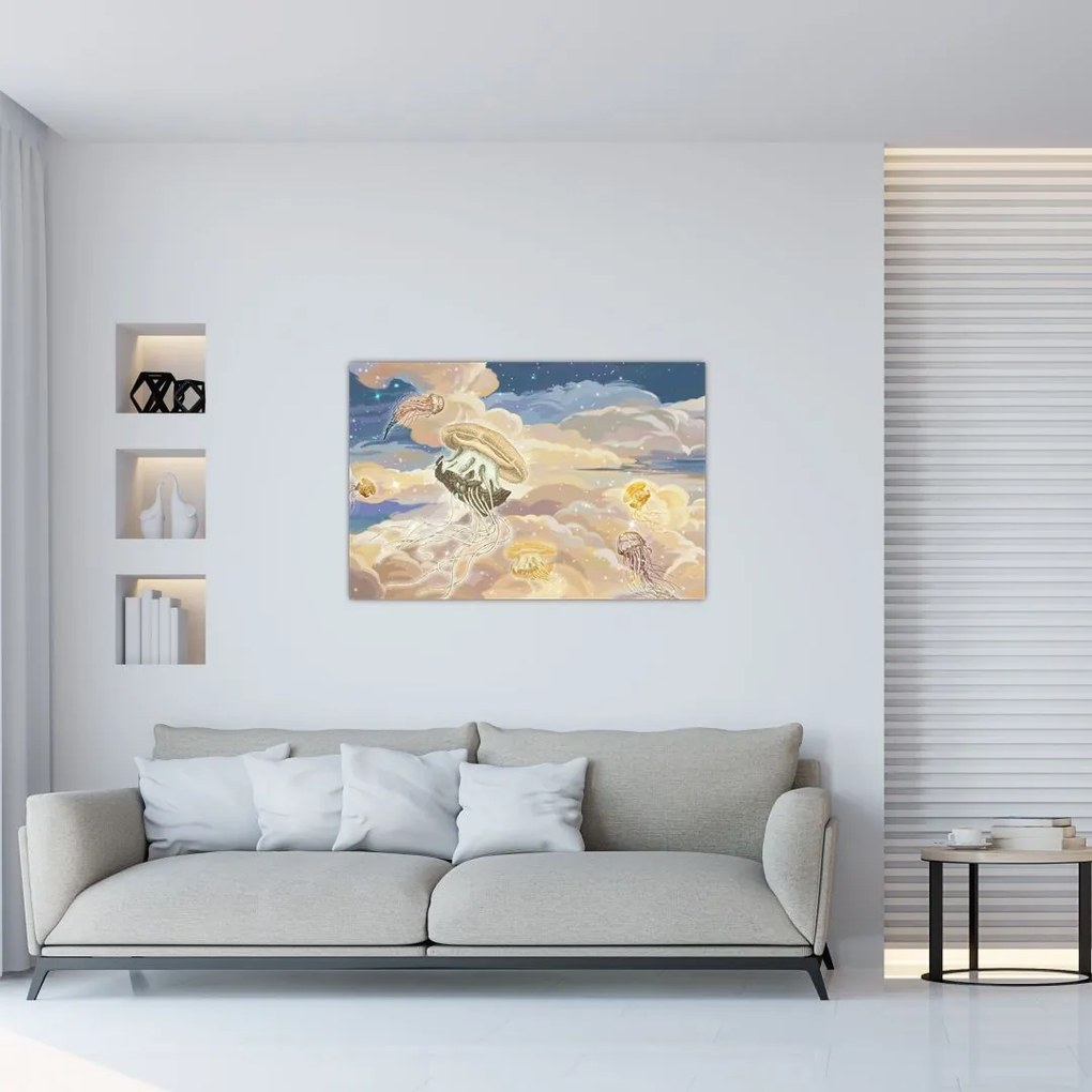 Tablou - Meduză Cerească (90x60 cm)