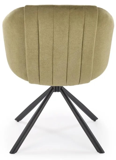 Scaun rotativ K533 stofa olive