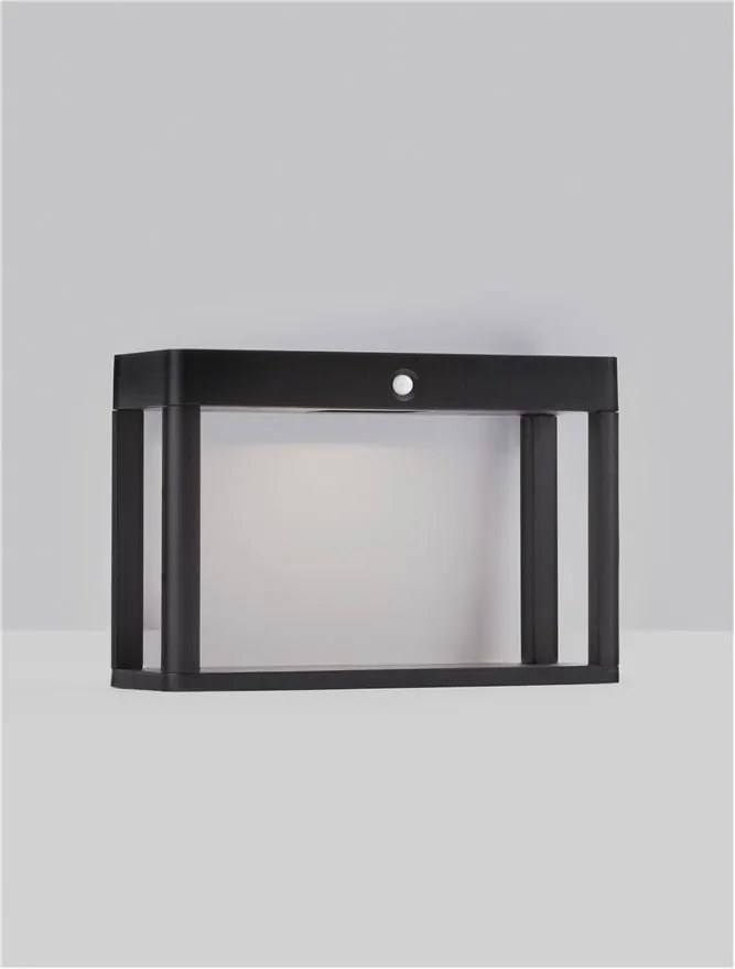 Mini Stalp LED solar iluminat exterior cu senzor de miscare IP65 BERNI H-15,5cm