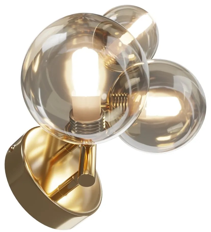 Aplica perete moderna design deosebit Dallas 3 auriu