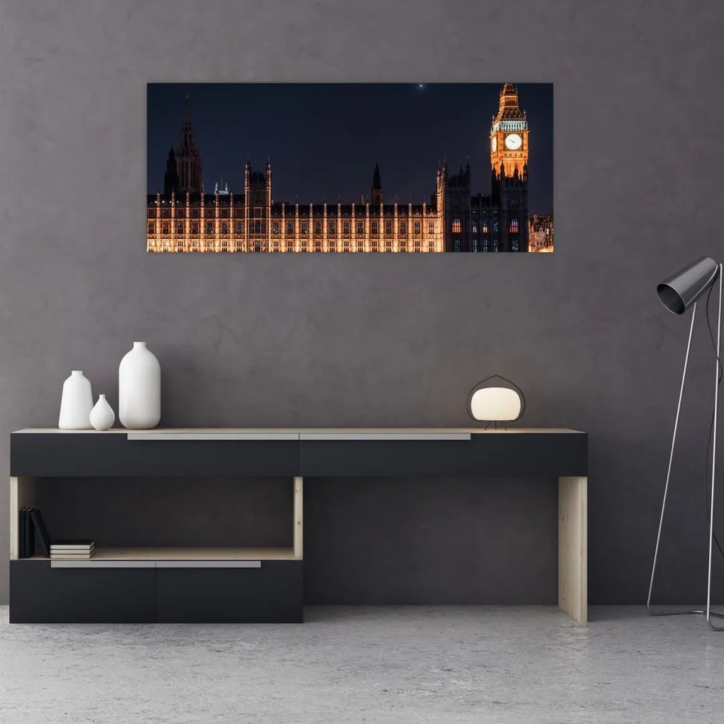 Tablou cu Big Ben din Londra (120x50 cm)