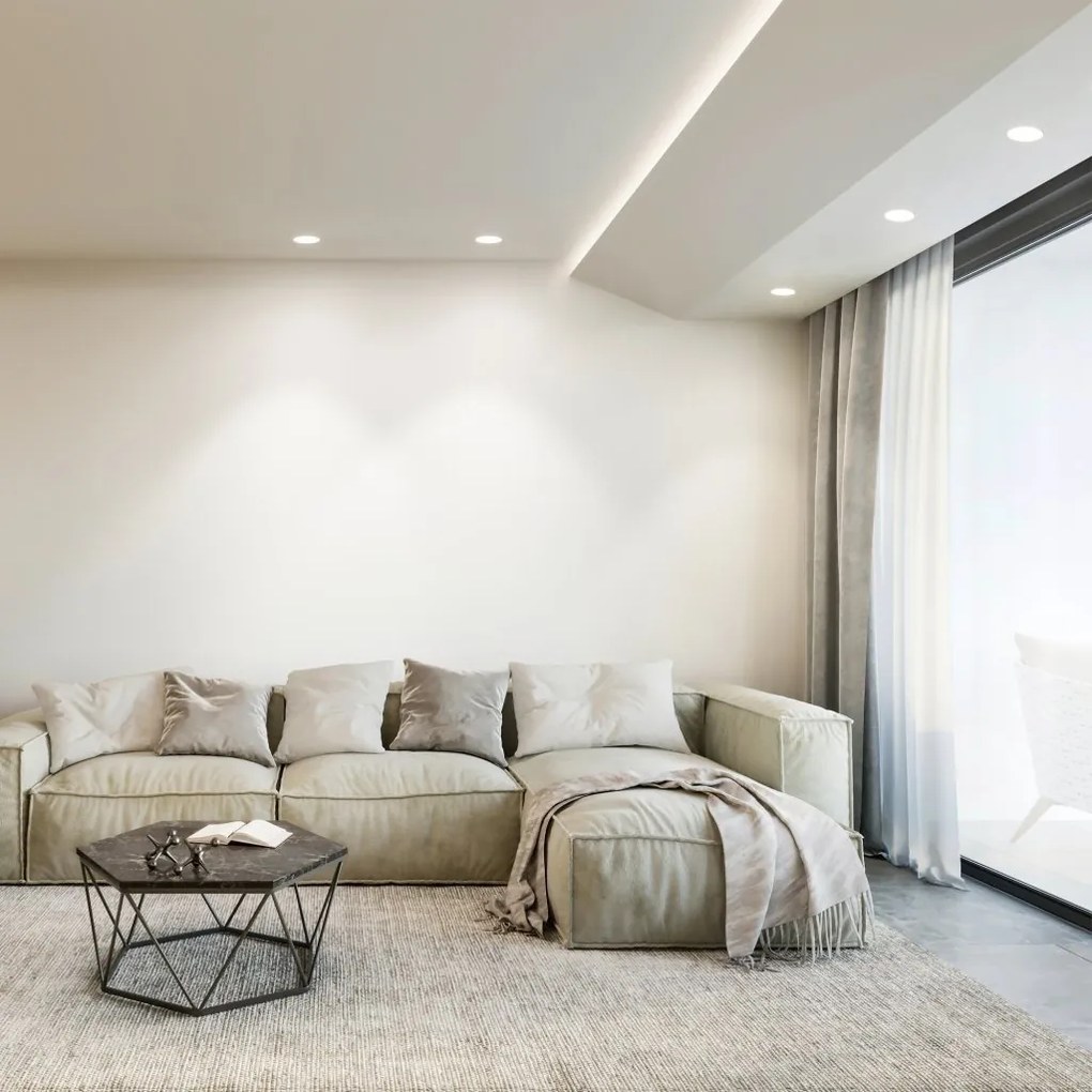 Spot LED incastrabil Game trimless round 11w 3000k bianco