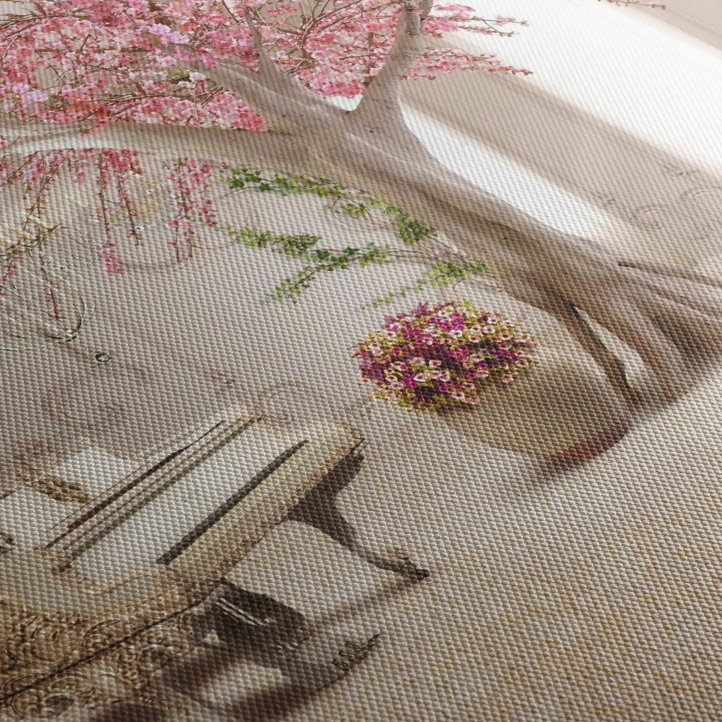 Tablou - Interior de vis cu pian (70x50 cm)