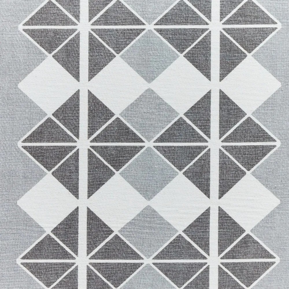 Covor tip traversă gri lavabil 76x230 cm Victoria Dark – Think Rugs