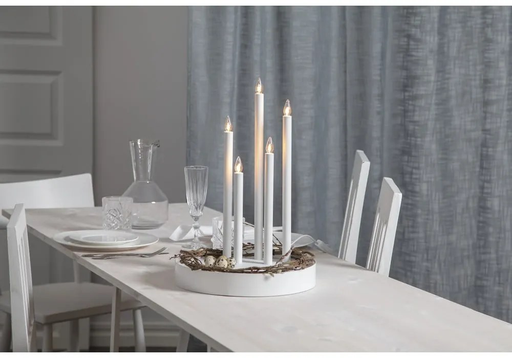 Decorațiune luminoasă albă ø 32 cm Deco – Star Trading