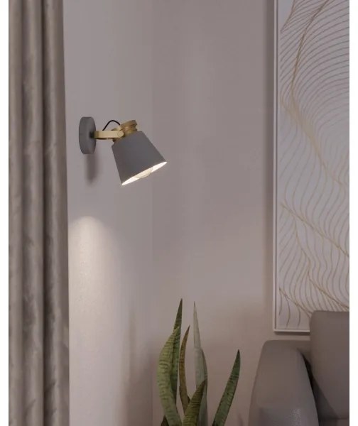 Spot de perete TWICKEN 1xE27/28W/230V Eglo 43835