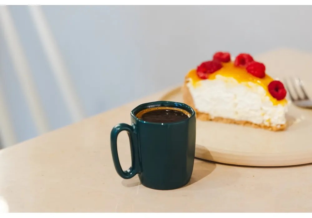 Căni verde-închis 2 buc. pentru espresso din gresie 80 ml Fuori – Vialli Design