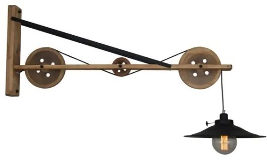 Aplica de perete design rustic-industrial HL-318W-1S3 MELKOR 77-3185 HL