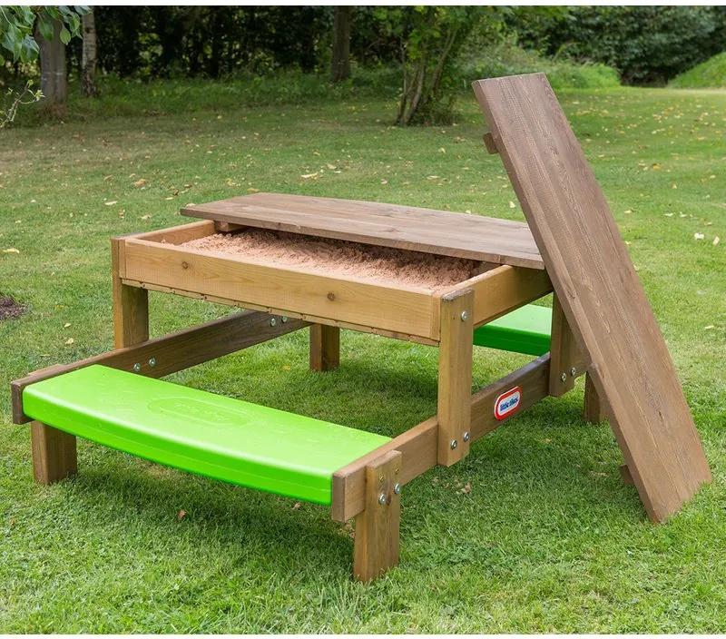 Little Tikes - Masuta de picnic 2 in 1 din lemn