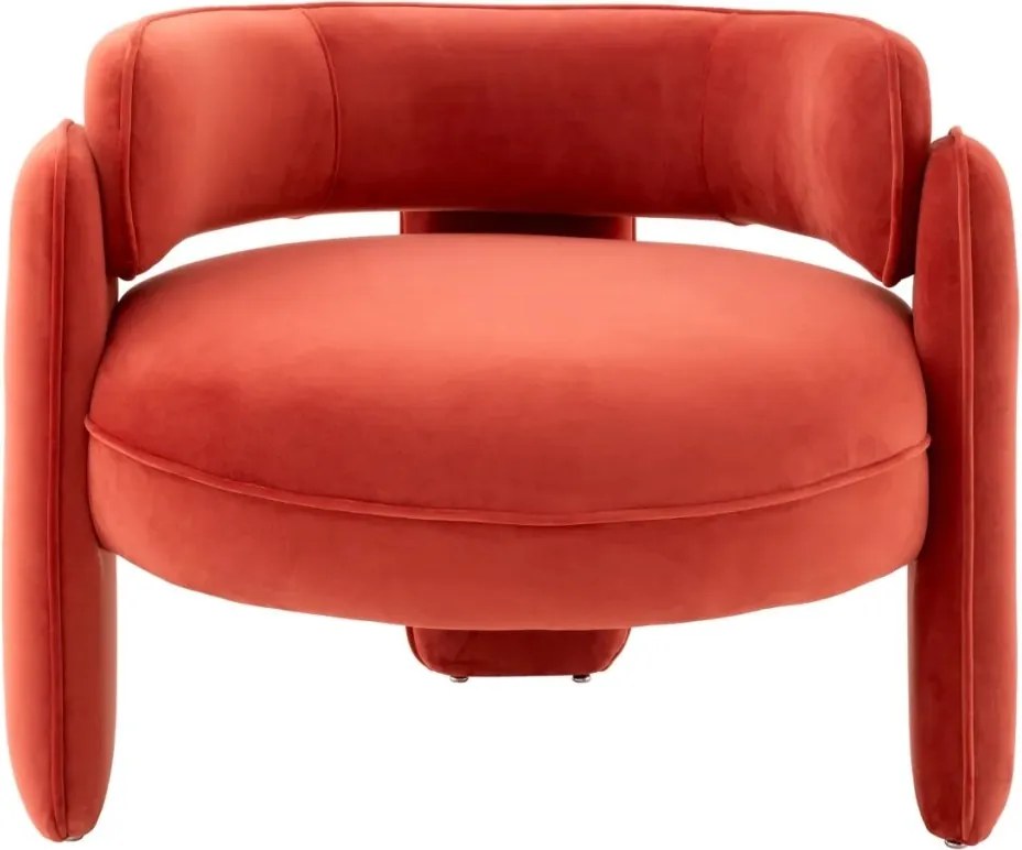 Scaun modern design LUX Chaplin, Savona orange