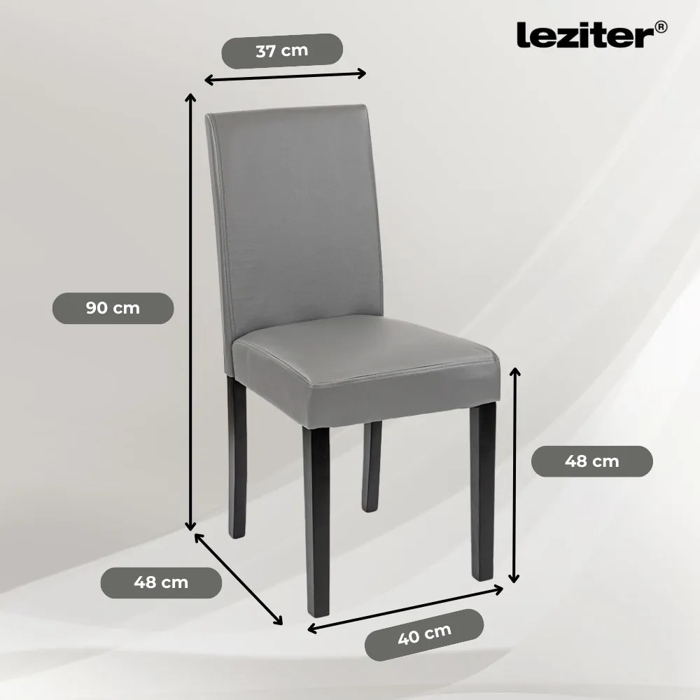 Set de masă Leon 6+1 stejar York gri