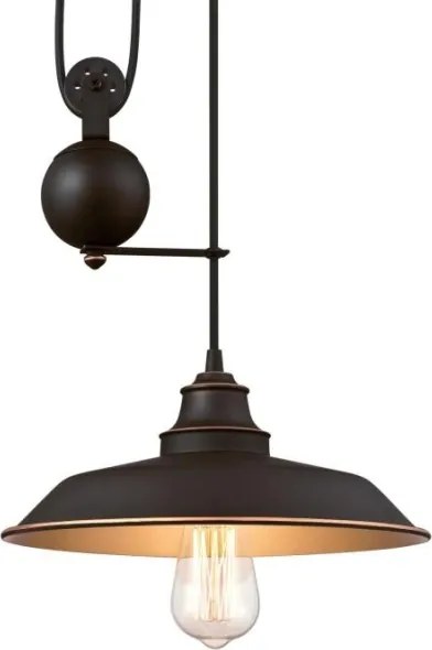 Westinghouse 6363240 - Lampă suspendată pe cablu IRON HILL 1xE27/60W/230V