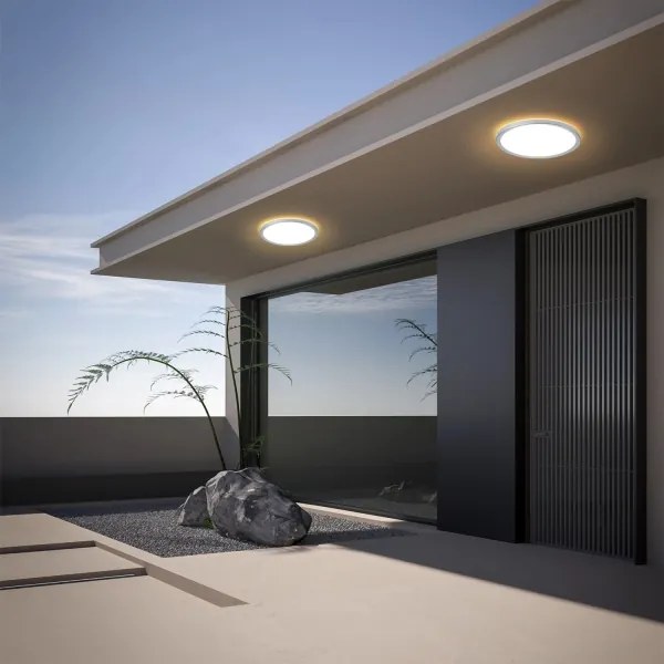 Brilagi - Plafonieră LED pentru baie ULTRA SLIM, 18W, 230V, Ø 30 cm, argintiu, IP54