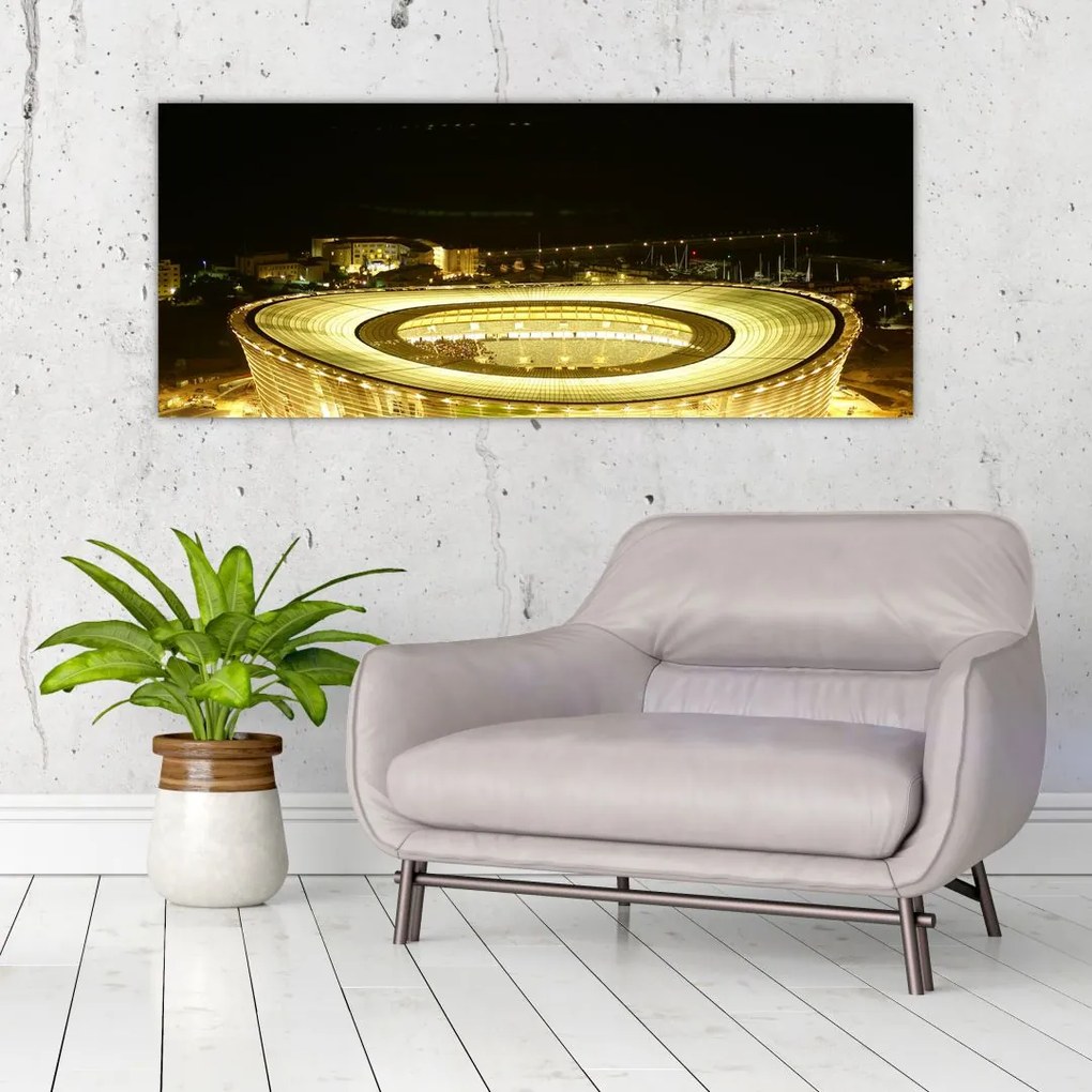Tablou - stadion de fotbal (120x50 cm)