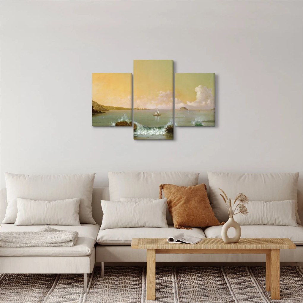 Tablou - Martin Johnson Heade, Rio de Janeiro Bay, reproducere (90x60 cm)
