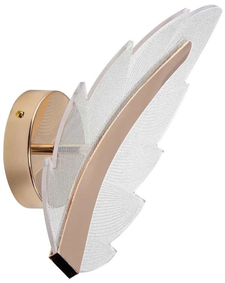 Aplică LED/12W/230V 3000-6500K auriu