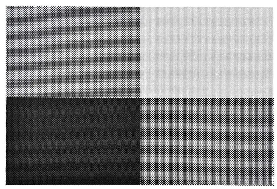 Suport pentru farfurii 2 buc. din plastic 45x30 cm Chess – JAHU collections