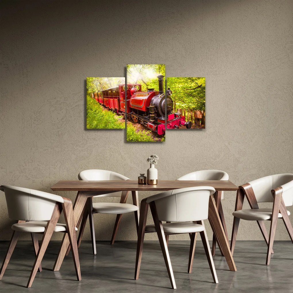 Tablou - Tren cu aburi (90x60 cm)