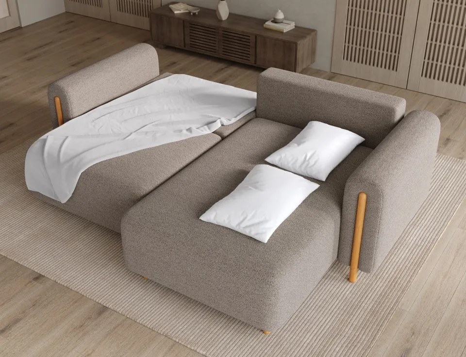 Colțar Acossta extensibil, 244x154x95 cm, orientare dreapta – Royal 20