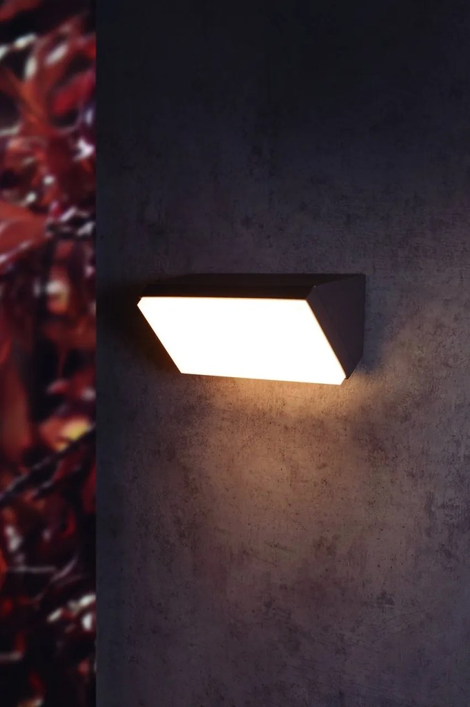 Aplica LED iluminat exterior modern IP65 SOLDEN alba