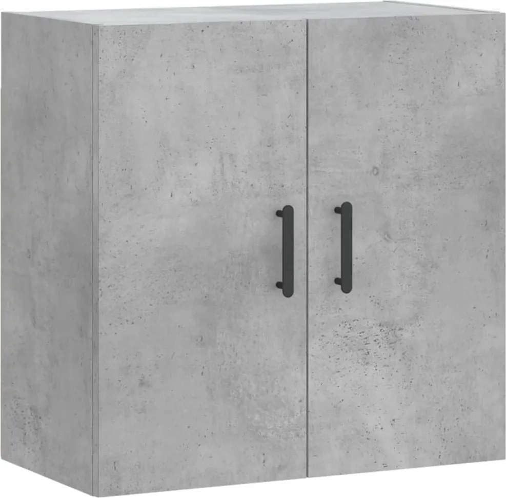 vidaXL Dulap de perete, gri beton, 60x31x60 cm, lemn compozit