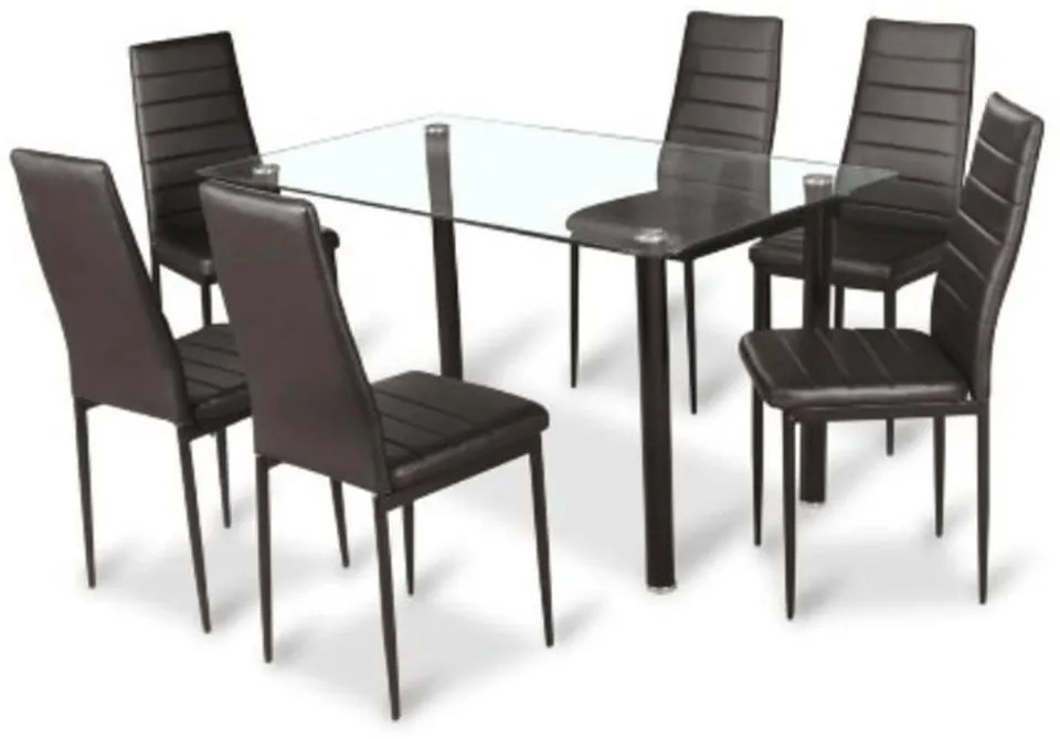 Scaun de sufragerie Collort nova (negru piele ecologică). 772780
