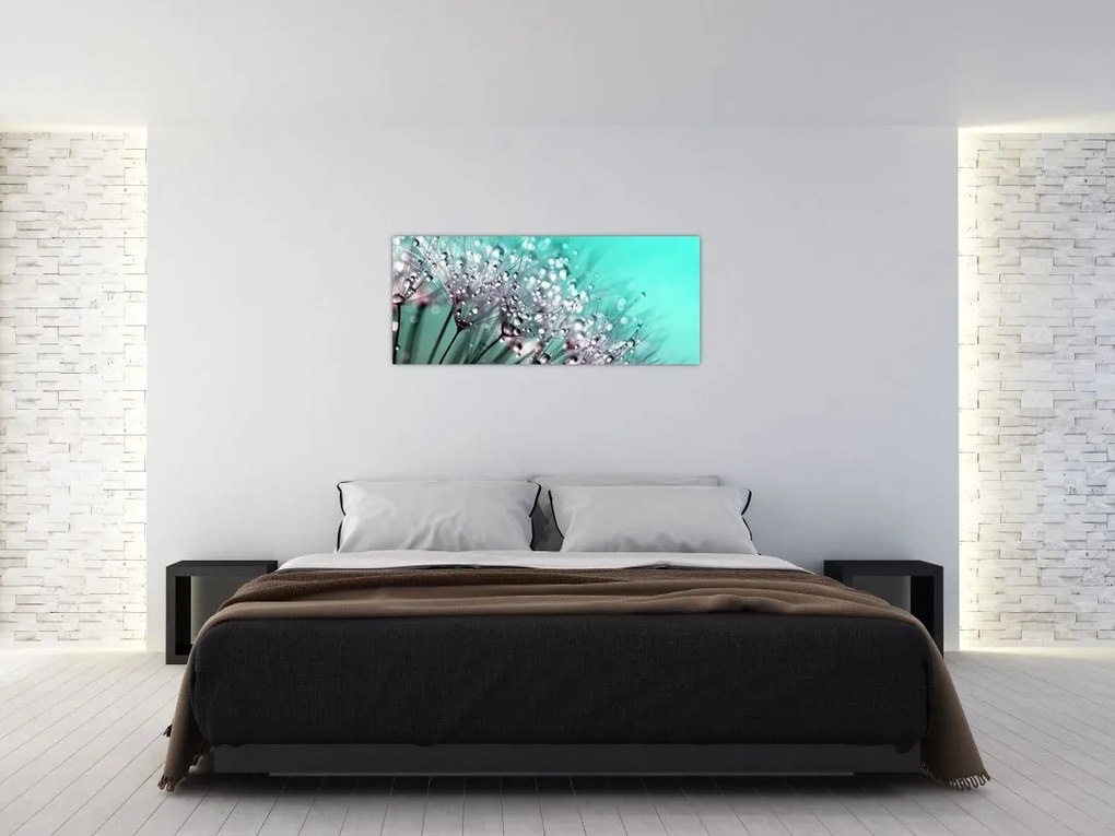 Tablou - planta cu rouă (120x50 cm)