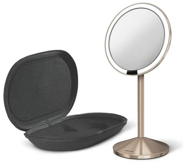 Oglinda de voiaj Simplehuman, otel inoxidabil