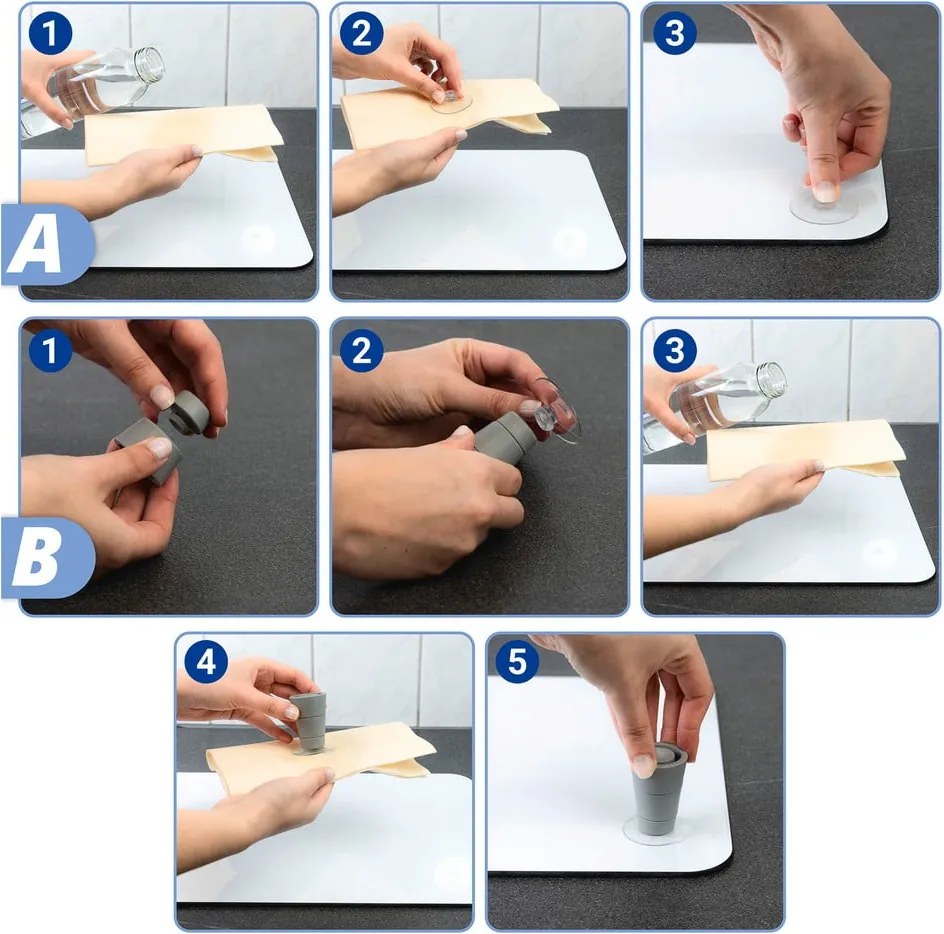 Set 2 protecții din sticlă pentru aragaz Wenko Macarons, 52 x 30 cm