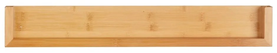 Suport de perete din bambus pentru prosoape Wenko Dark, lățime 60 cm