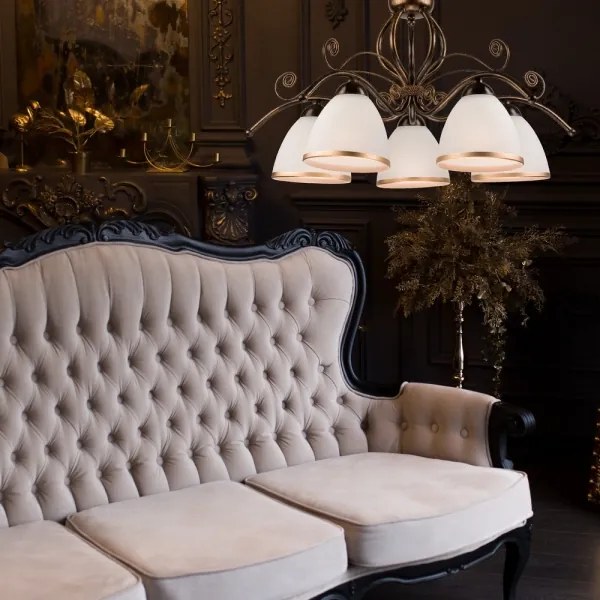 Lustră pe lanț RETRO II 5xE27/60W/230V