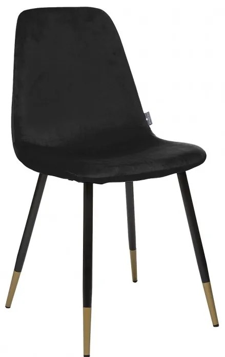 Scaun Tyca Black, metal, poliester, 45 x D 51 x H 87 cm, inaltime sezut 48 cm, 4.3 kg