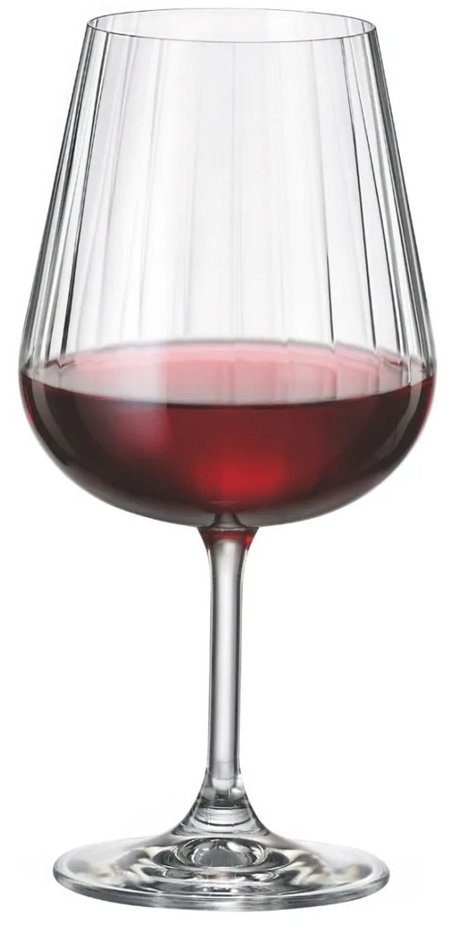 Set 4 pahare vin rosu 620ml, Anna