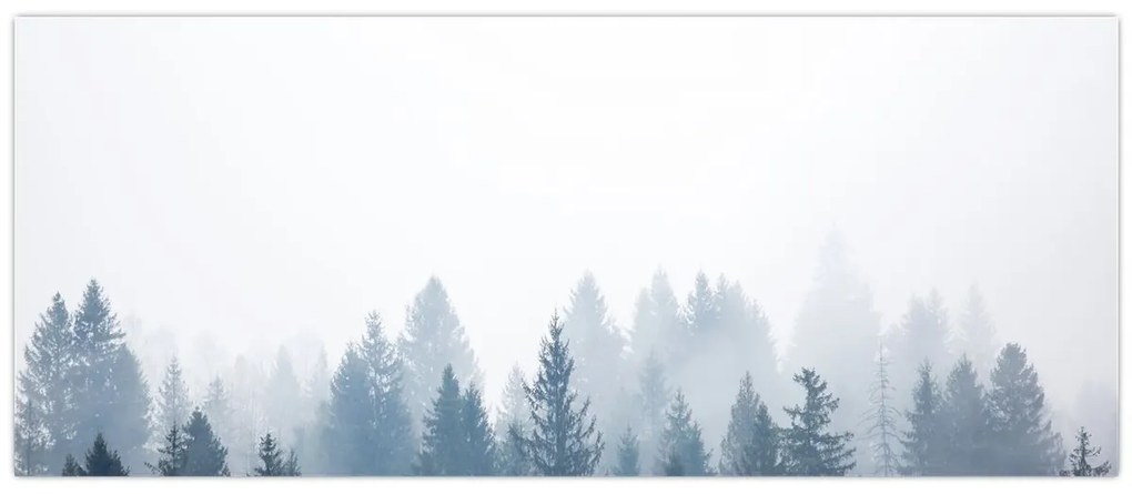 Tablou - Pădure cețoasă (120x50 cm)