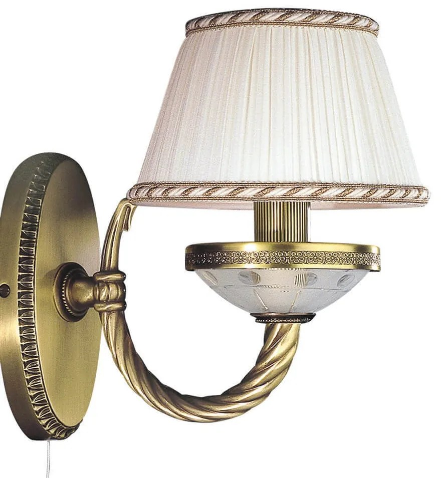 Aplica de perete din alama 1 brat design italian 4660