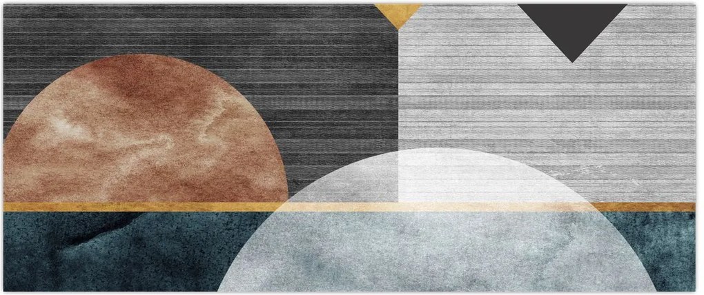 Tablou - Forme și texturi (120x50 cm)