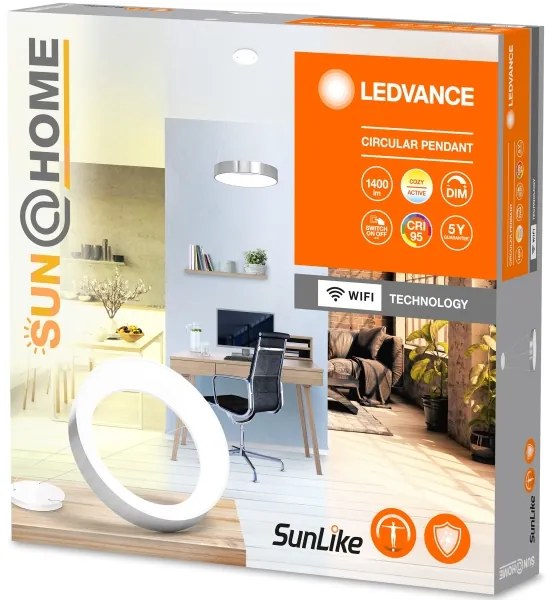 Ledvance - Candelabru LED dimabil SUN@HOME CIRCULAR 18,5W/230V Wi-Fi