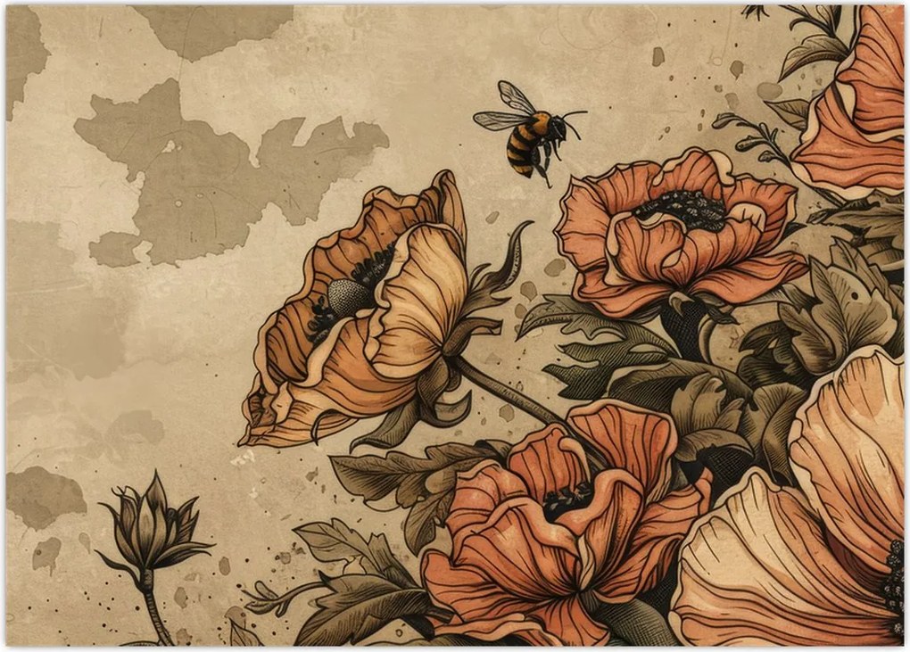 Tablou - Pajiștea albinelor II. (70x50 cm)