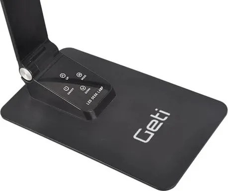 Lampă LED dimabilă de masă cu USB LED/7W/230V 3000K/4000K/5500K negru