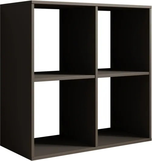 Bibliotecă, 80x80 cm, Lenti, ADRK Furniture (Culoare: Alb)