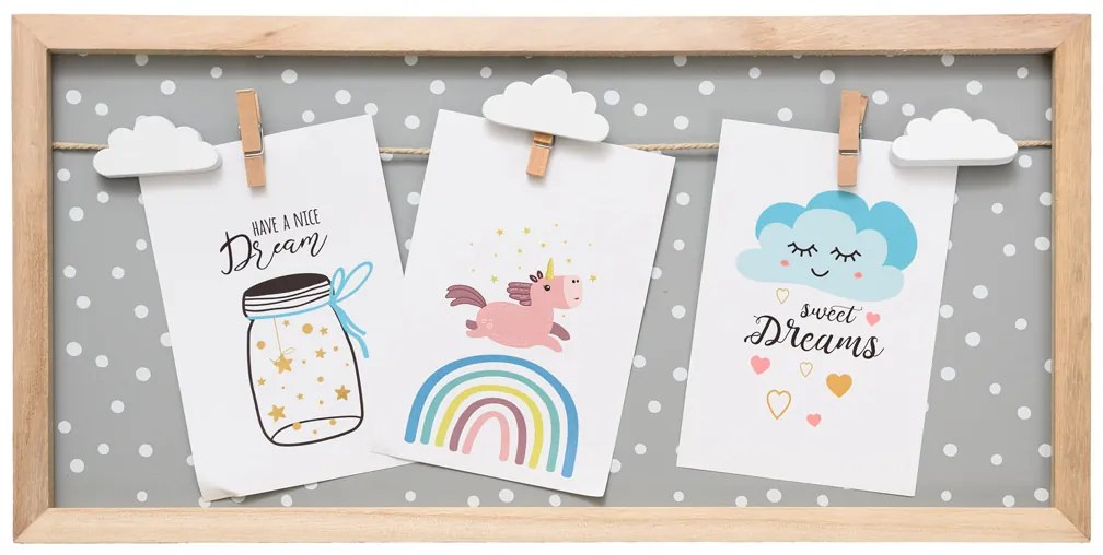 Rama foto din lemn CLOUD 40 cm