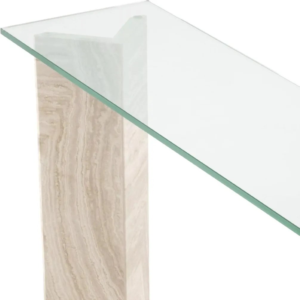 Consola LUX din travertin stil Art Deco Fortuna