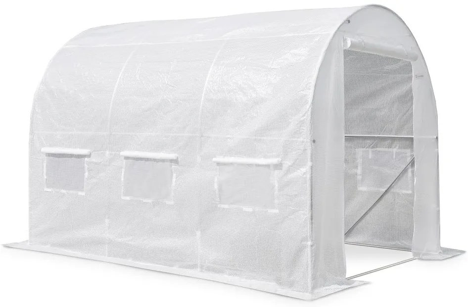 Cort cu folie multisezon 2x4.5m alb Garden Point
