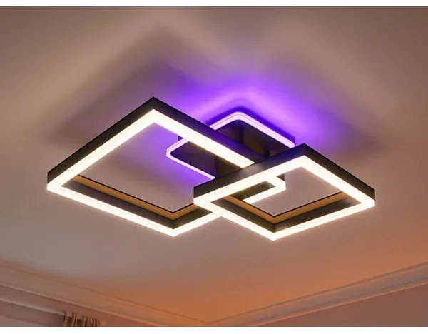 Plafonieră LED RGBW reglabilă LED/75W/230V 3000-6500K + telecomandă