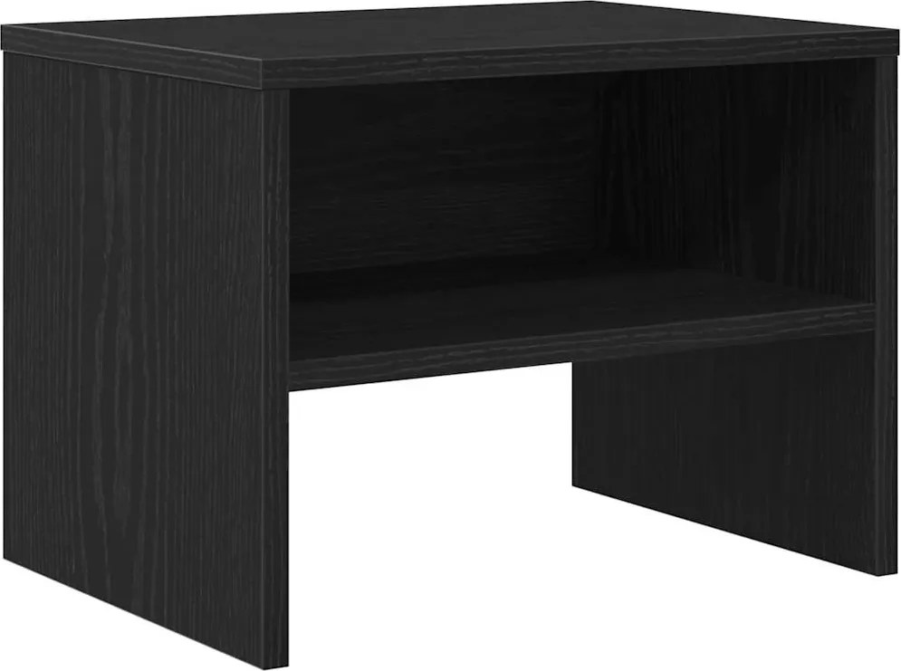 vidaXL Dulap de noapte Stejar negru 40 x 40 x 30 cm Lemn compozit